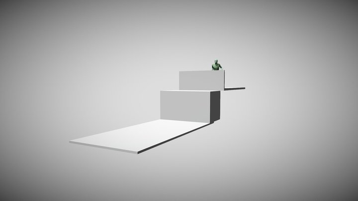 Jump over the trashcan 3D Model