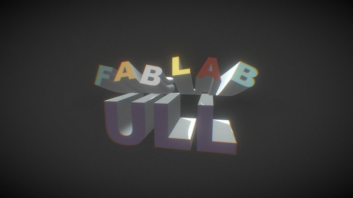 LETTERING FAB LAB 3D Model