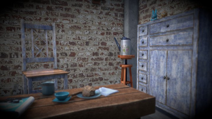 Rustic room 3D Model