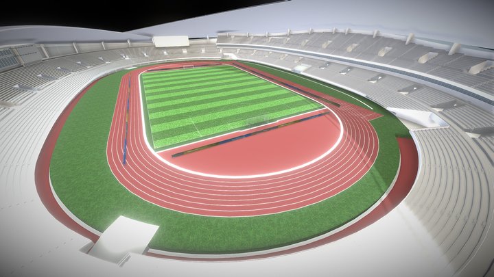 Football Soccer stadium 3D Model