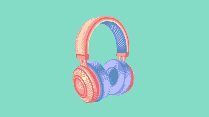 "Color Pop" Razer Kraken Headset 3D Model