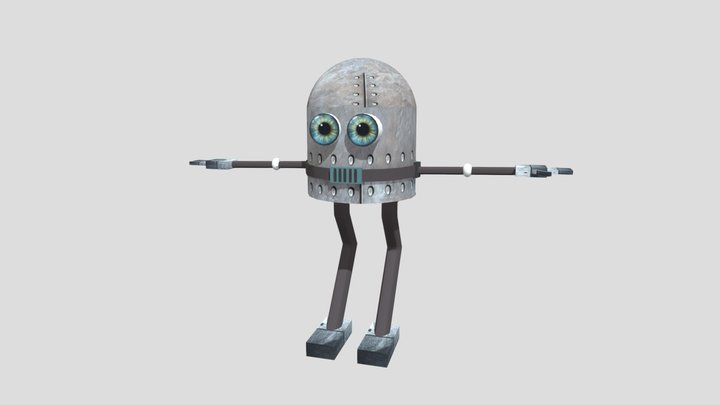 Robo Texture Mapping 3D Model