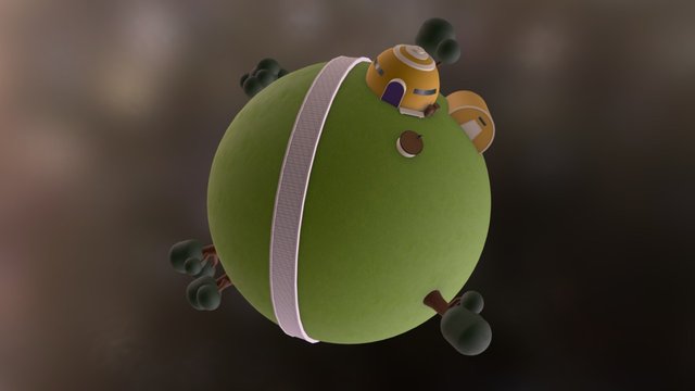 King Kai's Planet 3D Model
