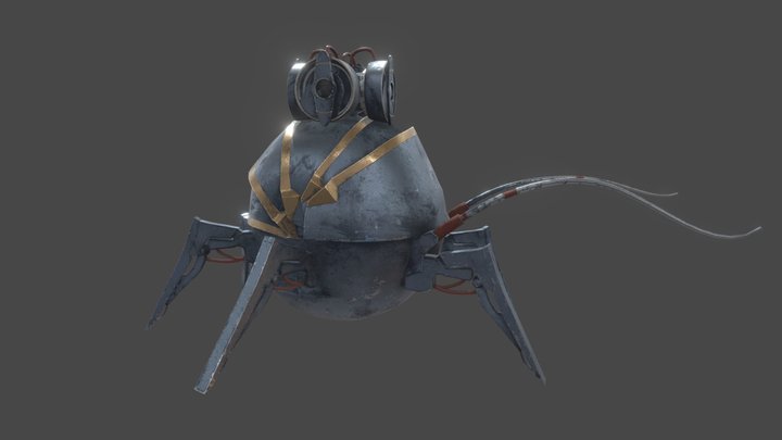 Pincer the Crab Robot 3D Model