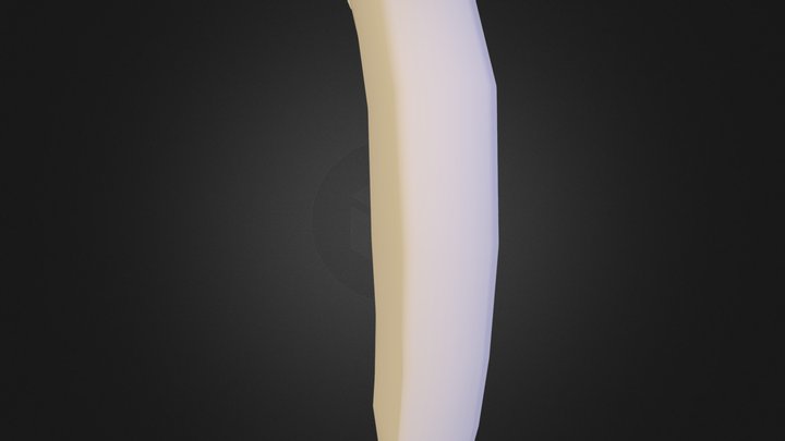 m007706b Banana 3D Model
