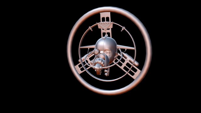 Steering Wheel Mad Max 3D Model