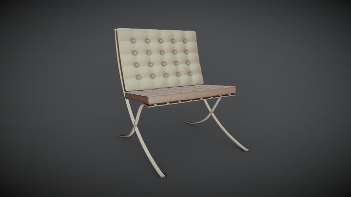 Barcelona Chair 3D Model