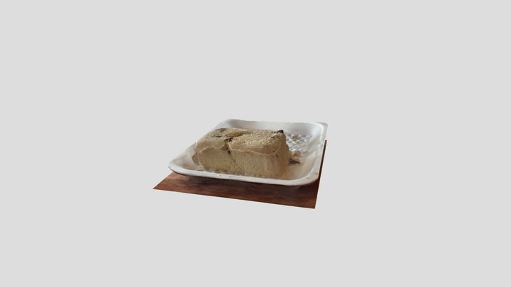 Plate of Halva 3D Model