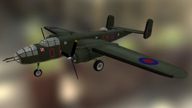 North American B-25 Mitchell – Modello 3D gratuito STL