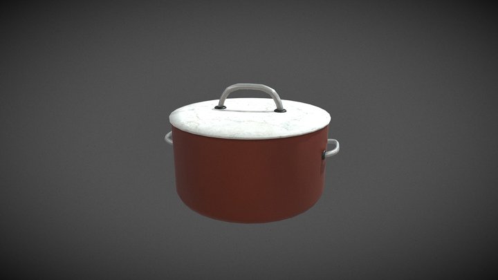 Cooking Pot 3D Model