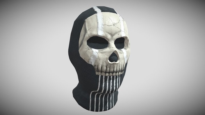 Ghost Mask 3D Model