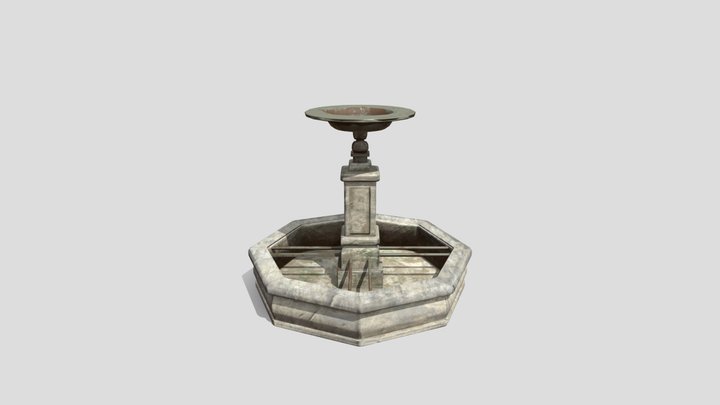 The fountain 3D Model