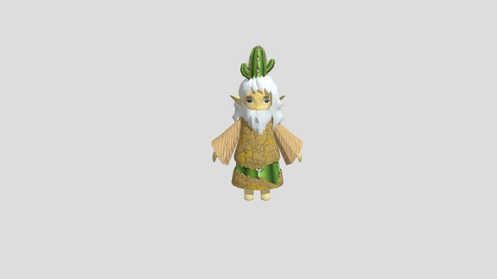 Desert God 3D Model