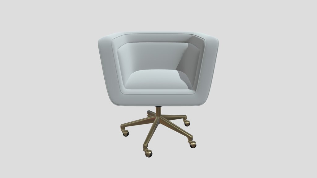 Velvet Swivel Office Chair