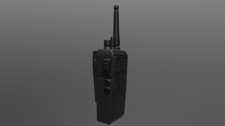High Detailed Walkie Talkie – Free 3D Model STL