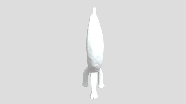 Banana1 Decimated 3D Model