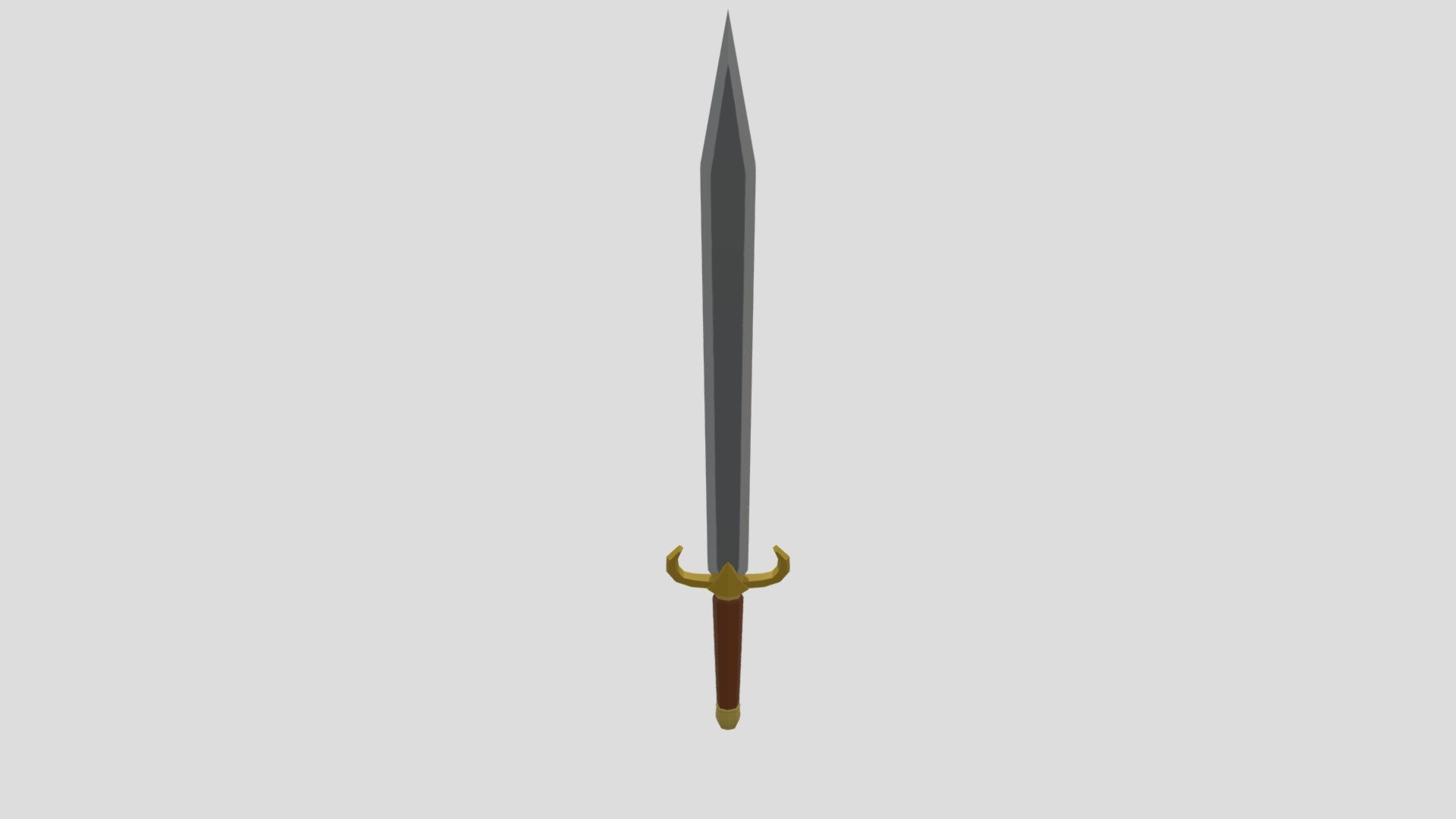 Low Poly Sword - 3D model by abbin [fb60d19] - Sketchfab