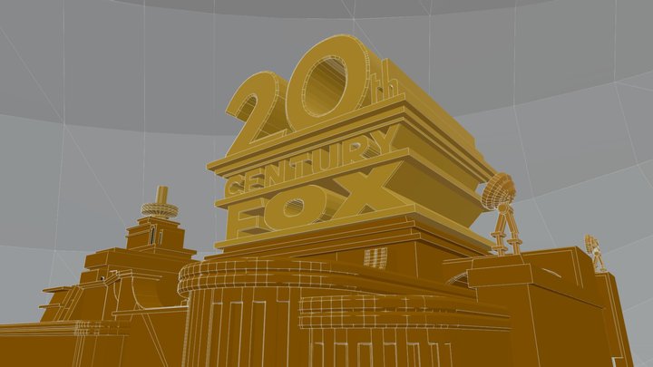 20th Century Fox 2010 Logo by Icepony64 3D Model