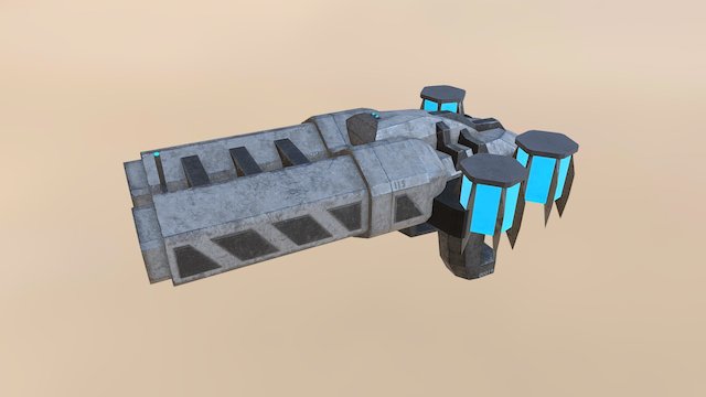 EMPSL-00019 Weapon 3D Model
