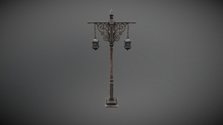 가로등 3D Model
