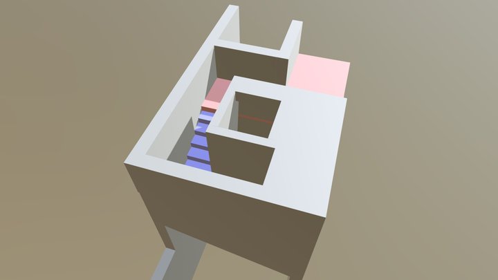 Perspective Escalier2 3D Model