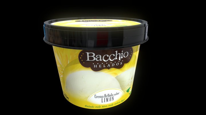 BACCHIO 750ml LIMON 3D Model