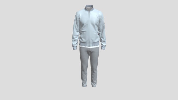 Bomber Jacket Outfit 3D Model