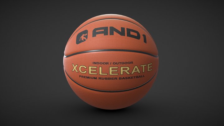 BASKETBALL AND1 XCELERATE – Free 3D Model STL