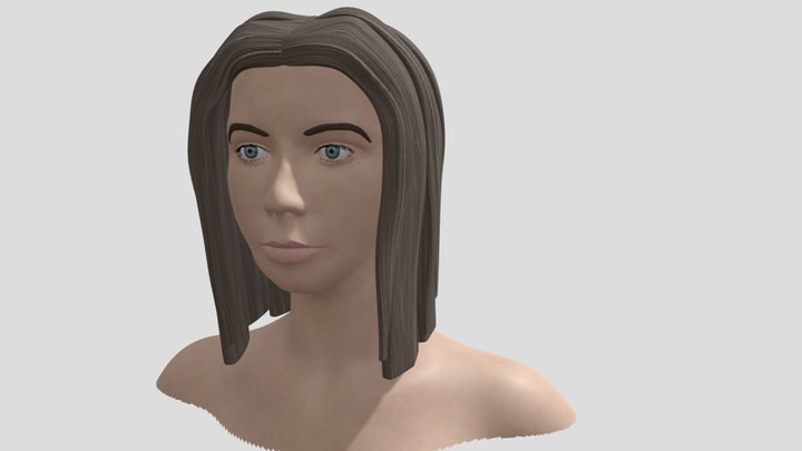 HumanFemaleBust2 3D Model