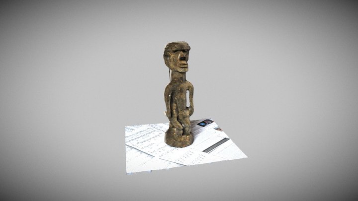 Statuette Africaine 3D Model