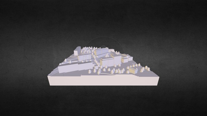 Print1:1000 White 3D Model