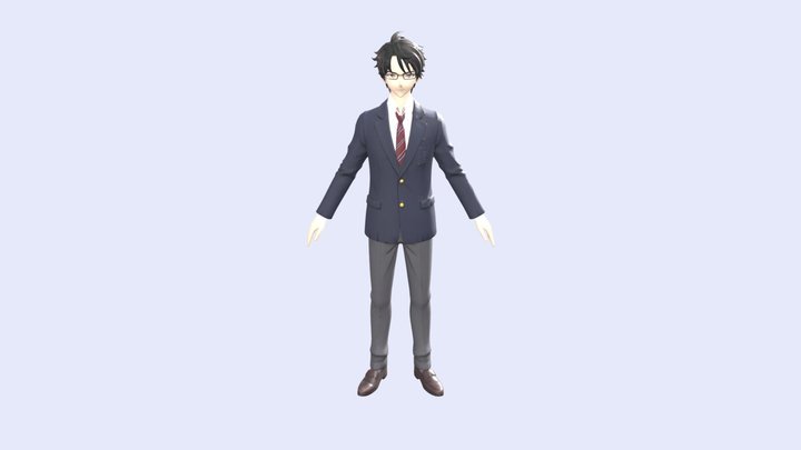 Anime Japanese High School Boy 2