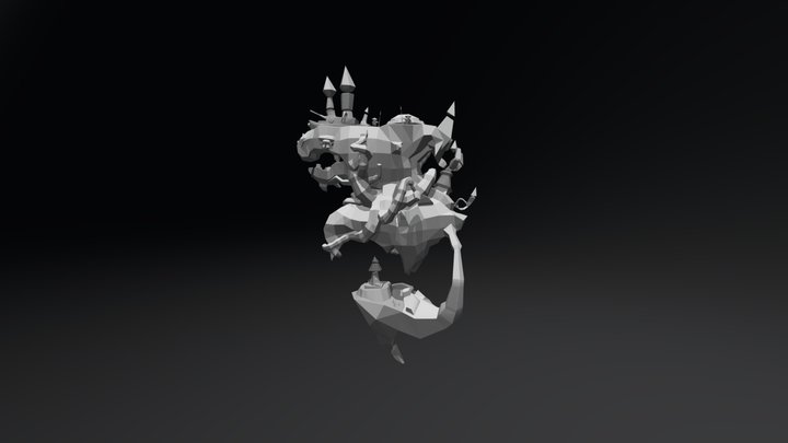 Dragon Island 3D Model