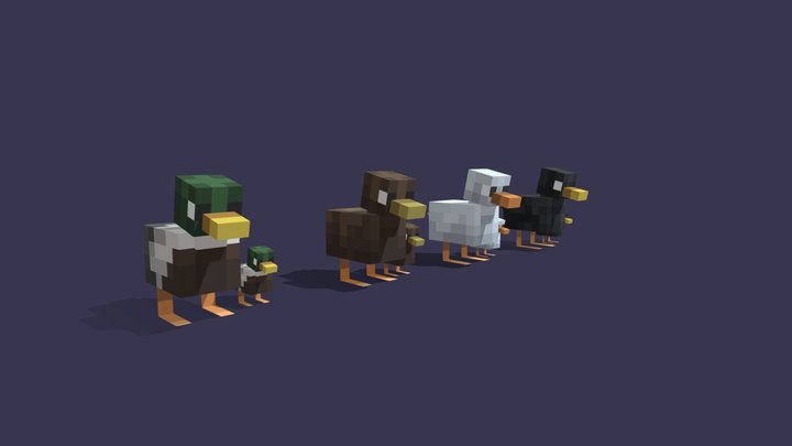 [BuMa] Ducks pack 3D Model