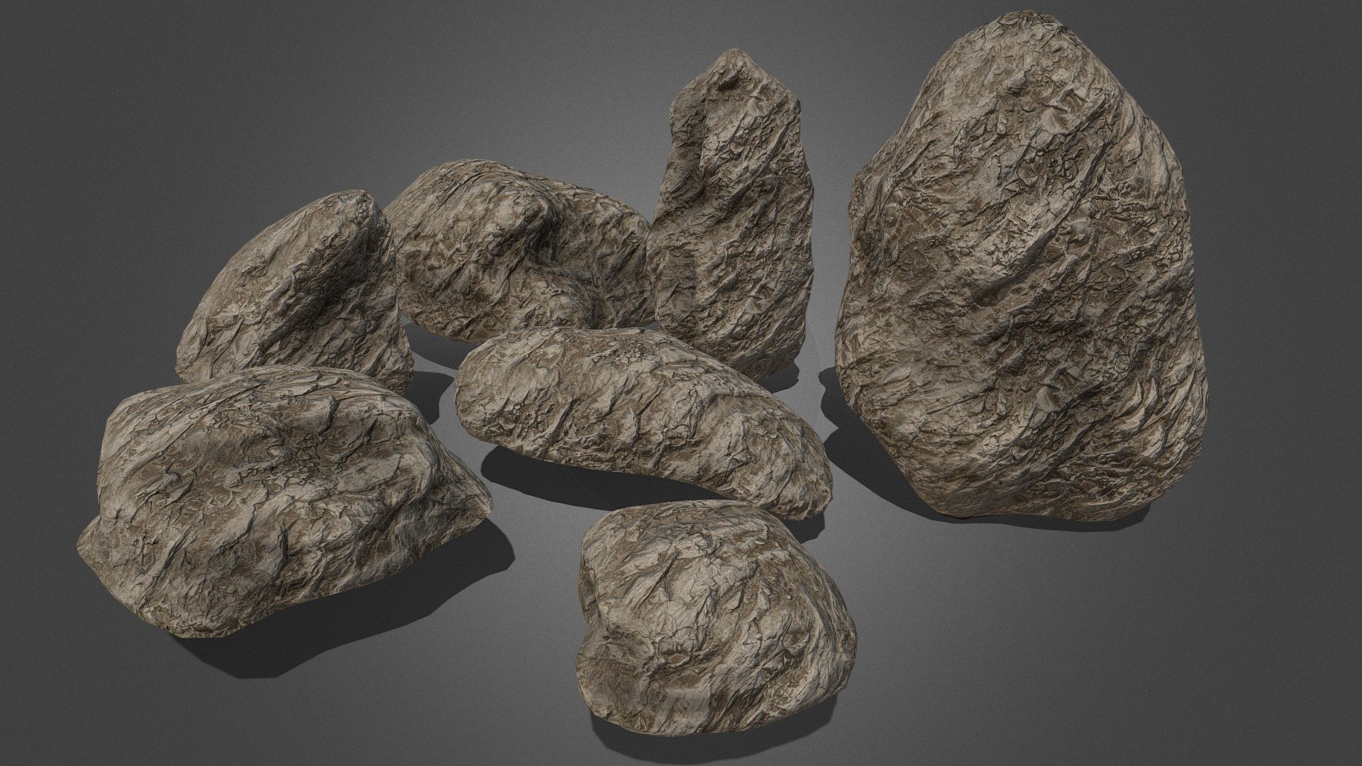 Useful rocks pack lowpoly 2 - Buy Royalty Free 3D model by Joan LP ...