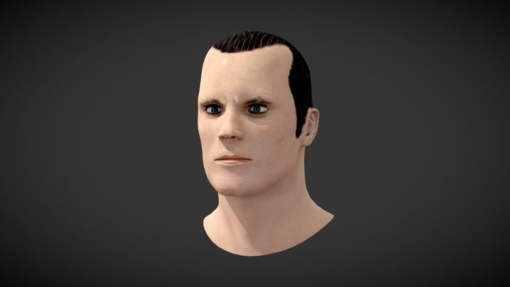 Head Bust 3D Model