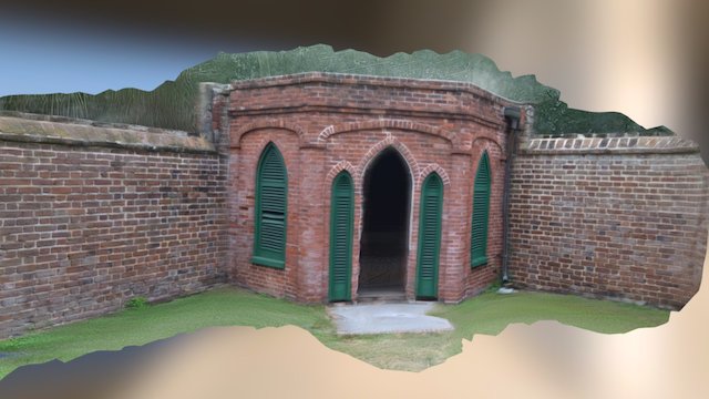 Original Privy  at Aiken Rhett House Museum 3D Model