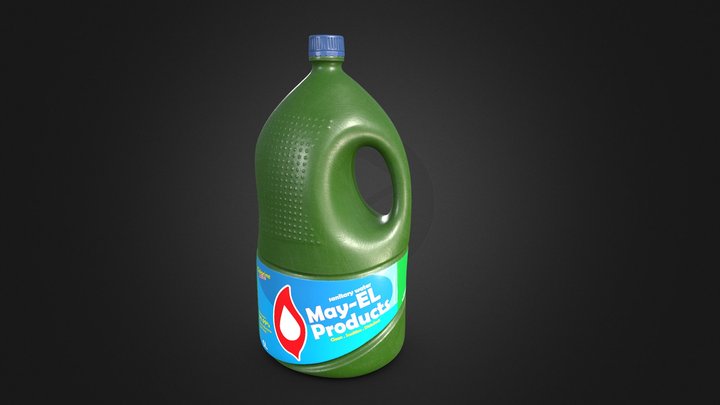 Bleach Bottle 3D Model