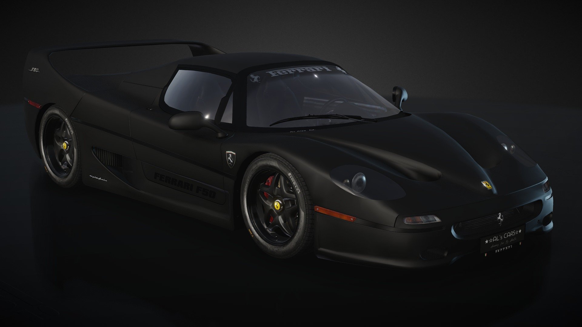 Ferrari F50 Dark Matte 🖤 - Download Free 3D model by ᗩᒪE᙭. Kᗩ.🚗 (@Alex ...