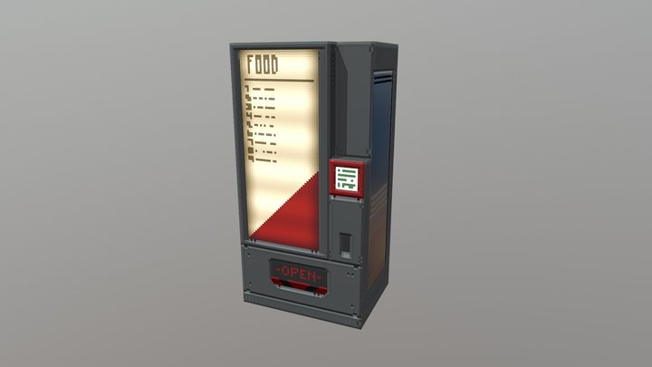 1986 - Vending Machine 3D Model