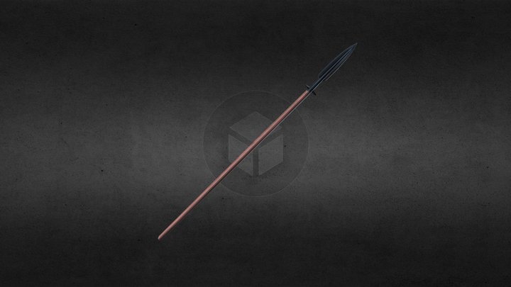 Viking Spear- High Poly 3D Model