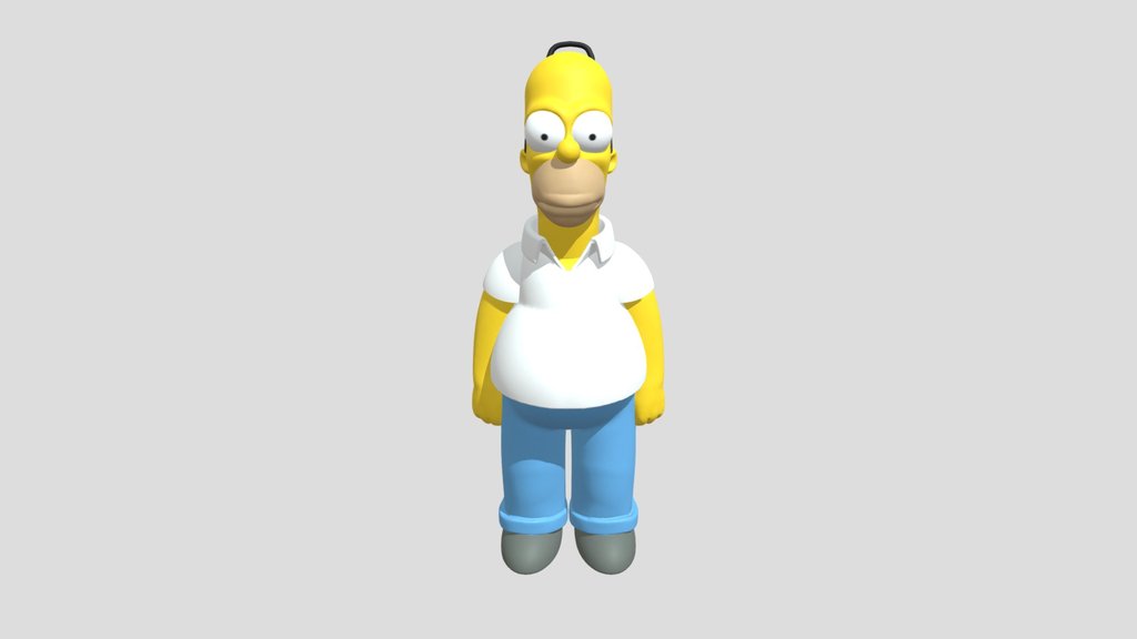 Homer Simpson 3D Model