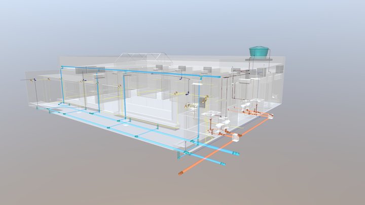 INSTALAÇÕES E ARQUITETURA - BASE DA PMR(149-24) 3D Model