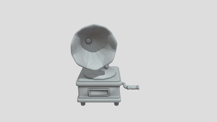 Gramophone Practice Model 3D Model