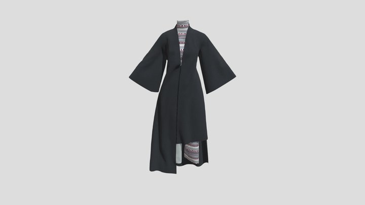 Winter Dress 3D Model