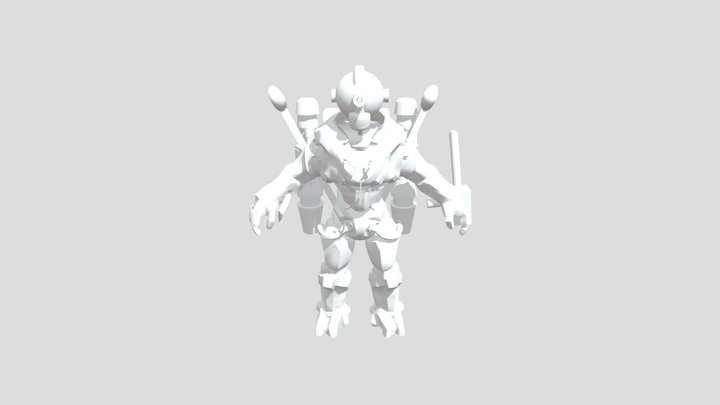 Titán lighter man 3D Model