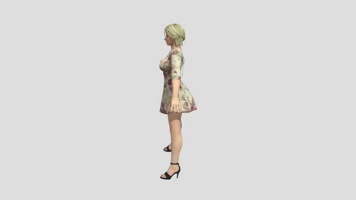 Christie not rigged 3D Model