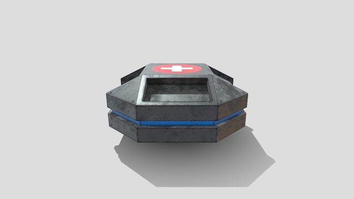 Health Pack - Low Polly 3D Model