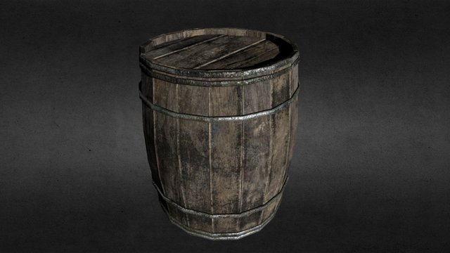 Barrel 3D Model