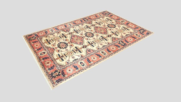 Persian Mahal Carpet – Free 3D Model STL